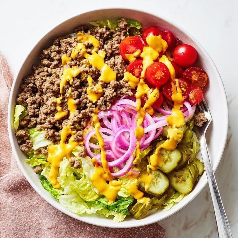 Big Mac Bowl Rezept