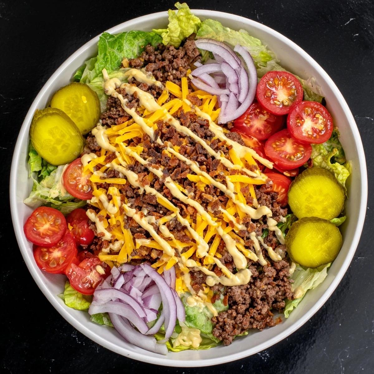 Big Mac Bowl Schichten