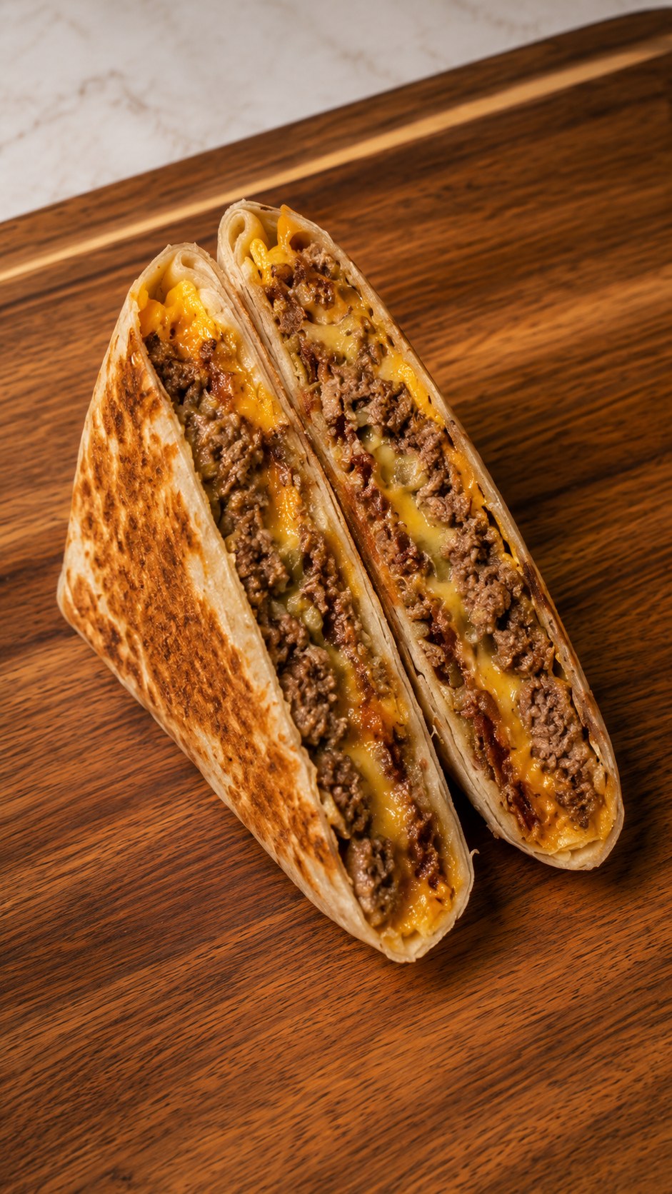 Cheeseburger Crunch Wrap - Faltbares Streetfood Mit Crunch
