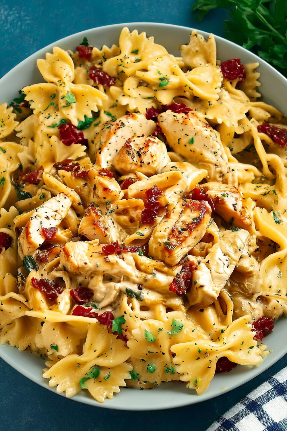 Farfalle mit Cranberries