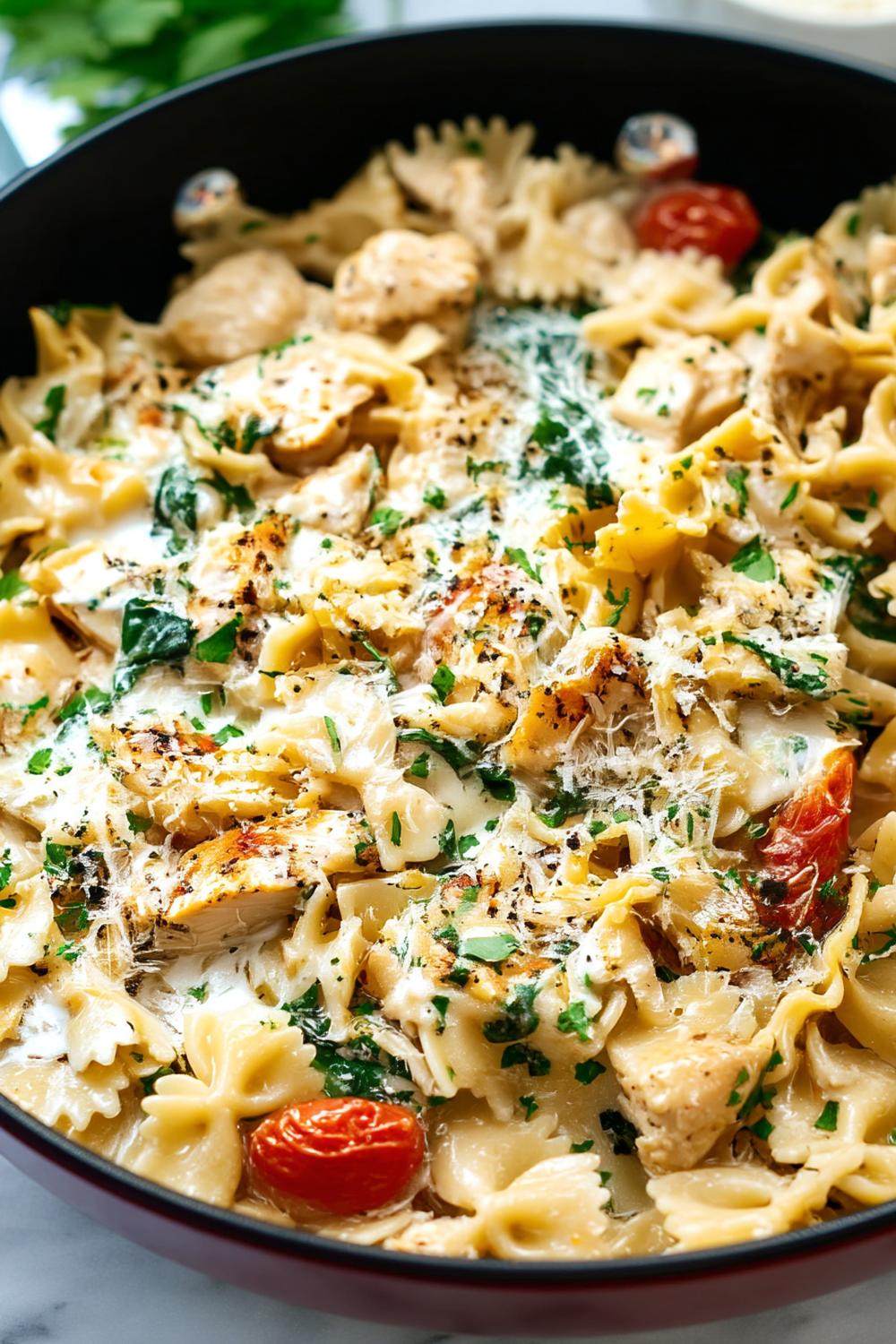 Farfalle mit cremiger Sauce