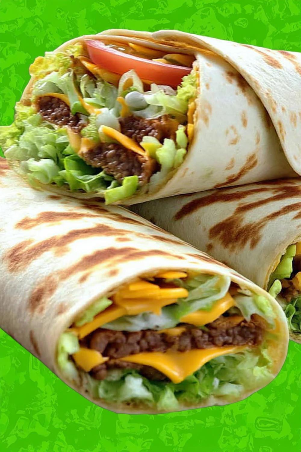 Professionell präsentierte Wraps