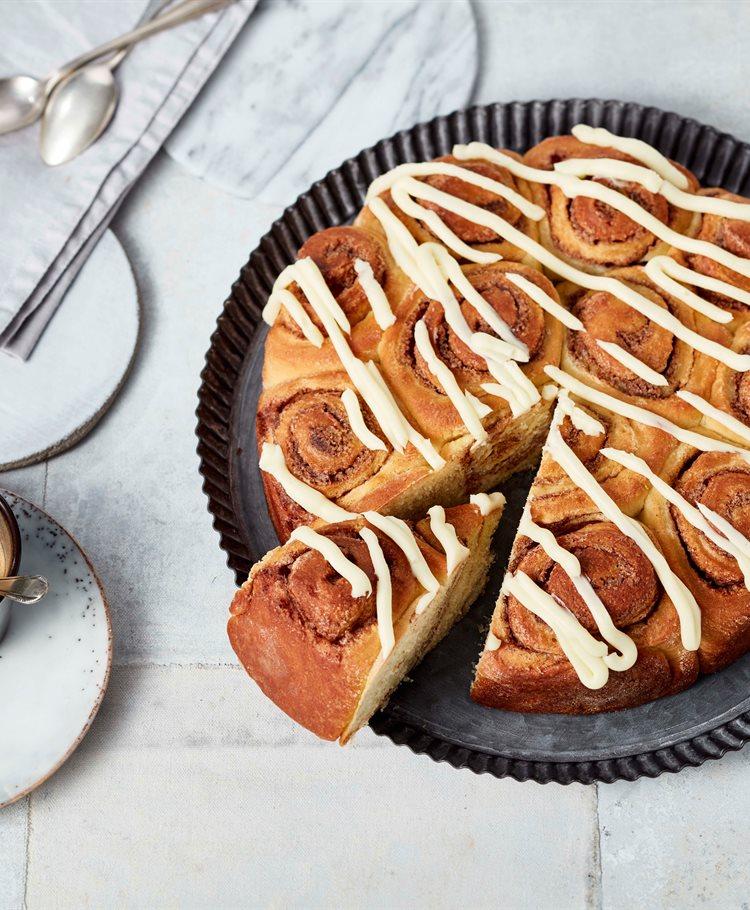 Kuchen mit Frischkäseglasur