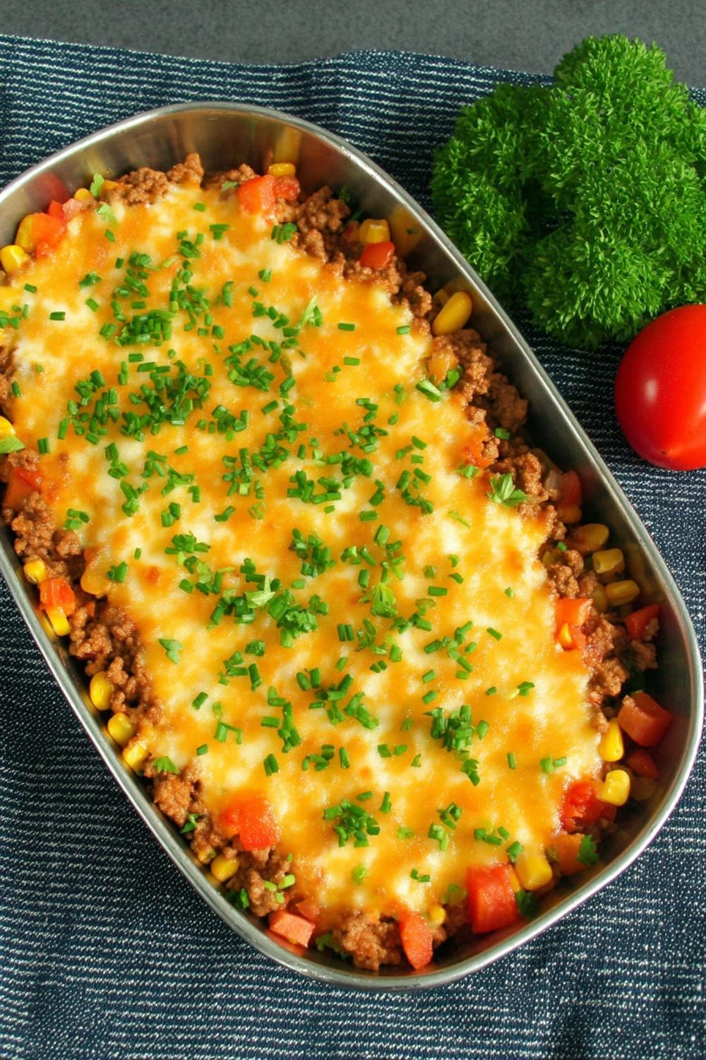 Hackfleisch-Kartoffel-Auflauf überbacken