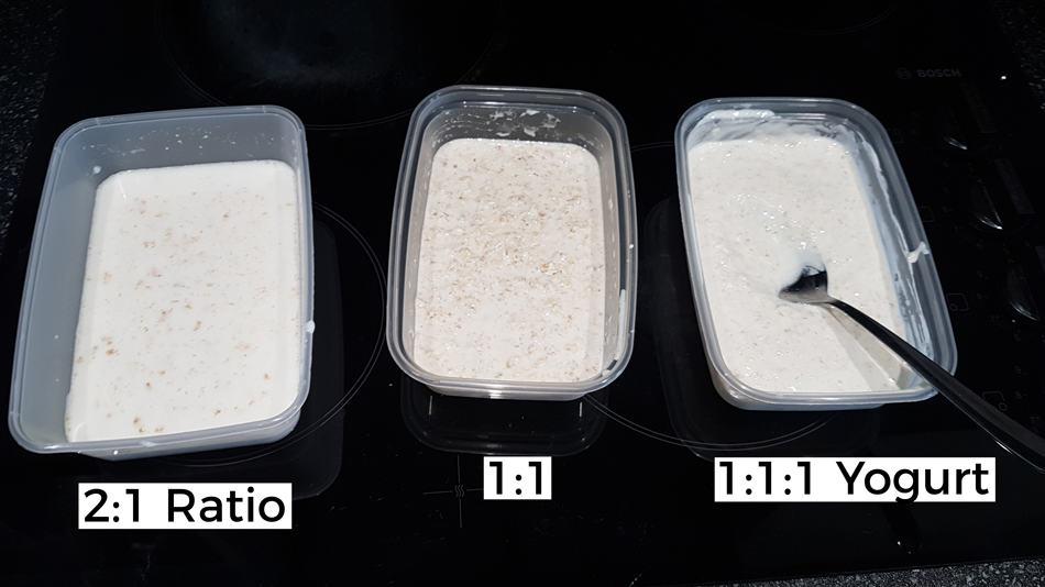 Perfekte und fehlerhafte Overnight Oats