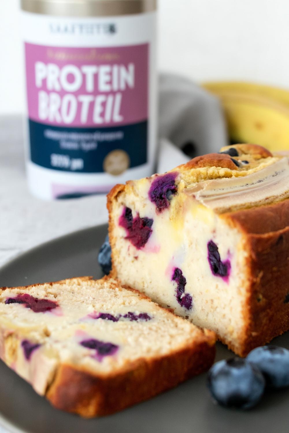 Blaubeer-Protein-Brot