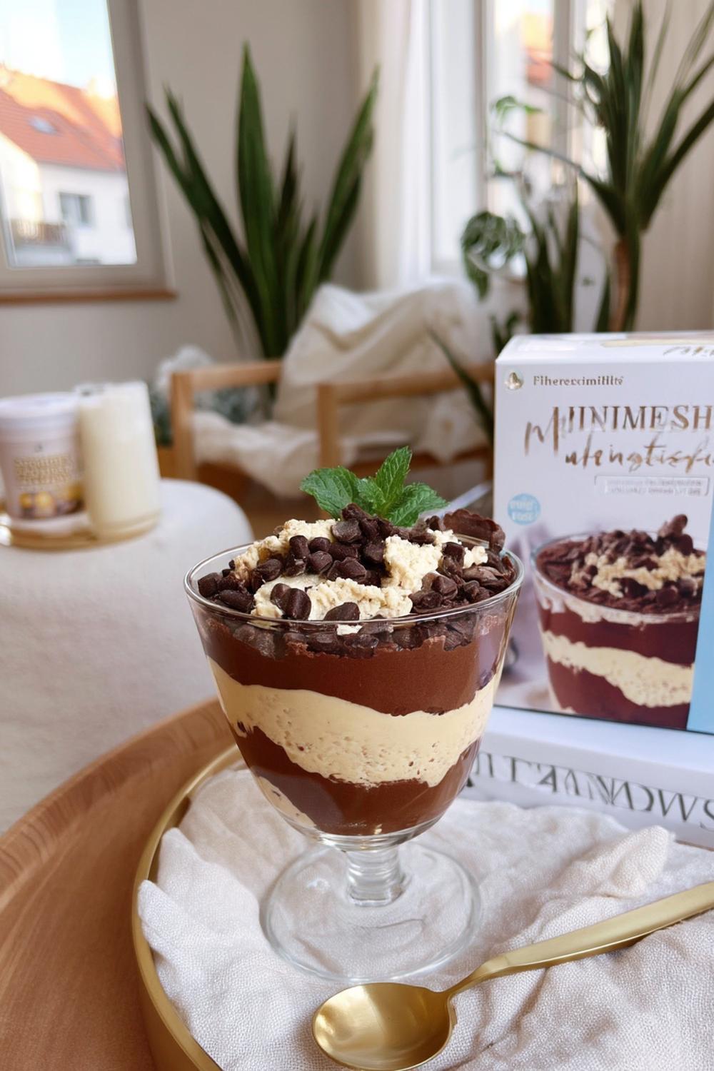 Elegantes Schoko-Dessert