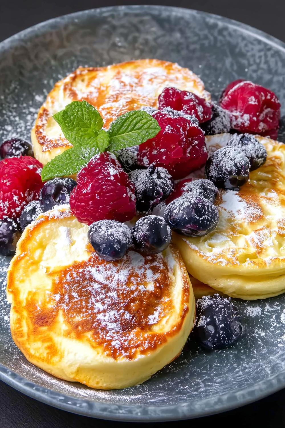 Süße Beeren-Pancakes