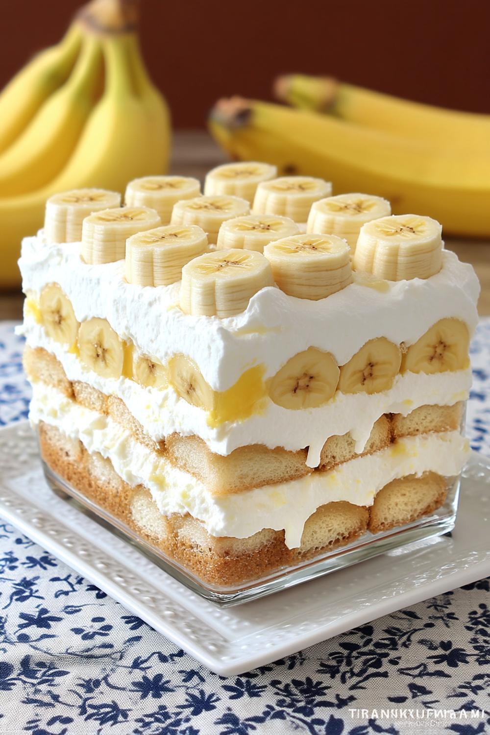 Bananen-Schichttorte