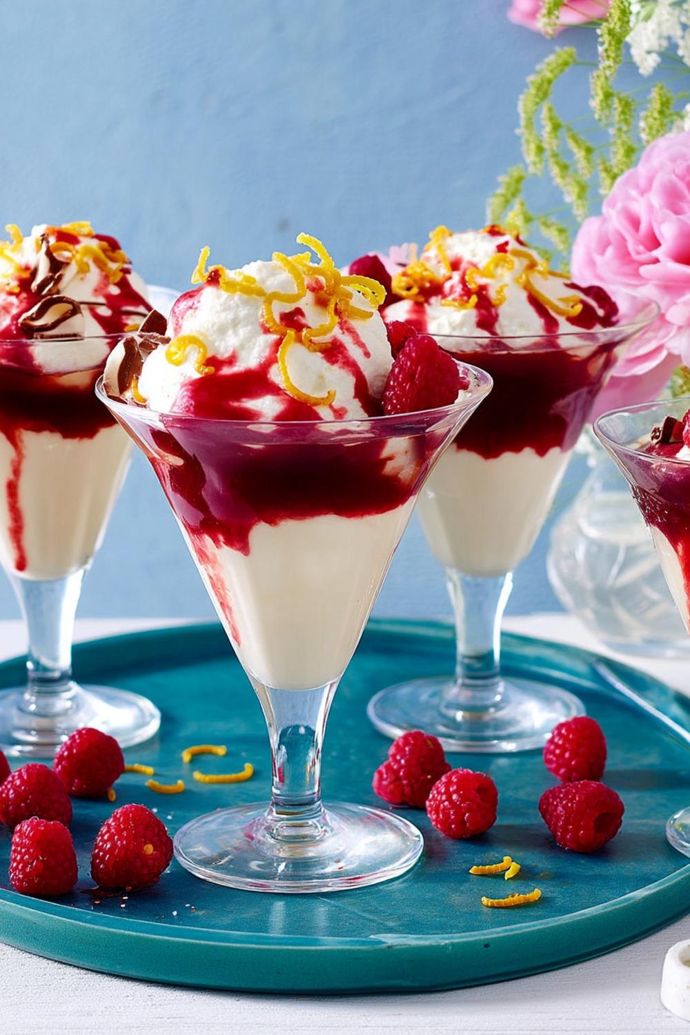 Festliche Panna Cotta