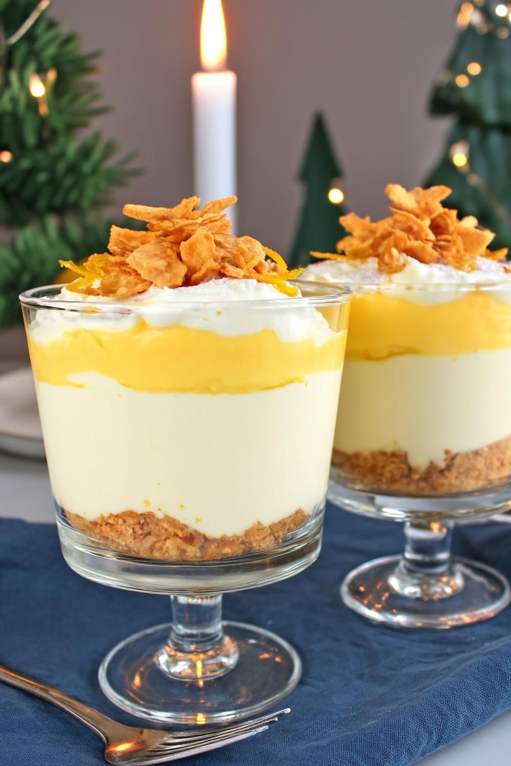 Weihnachtliche Orangencreme