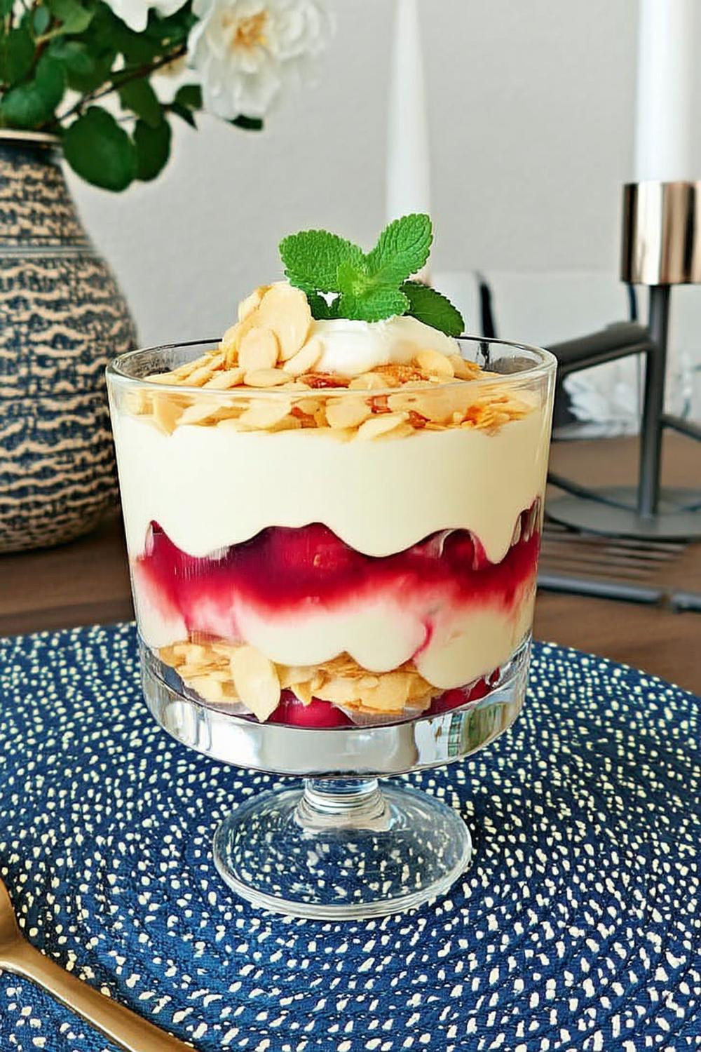 Weihnachtliches Keksdessert