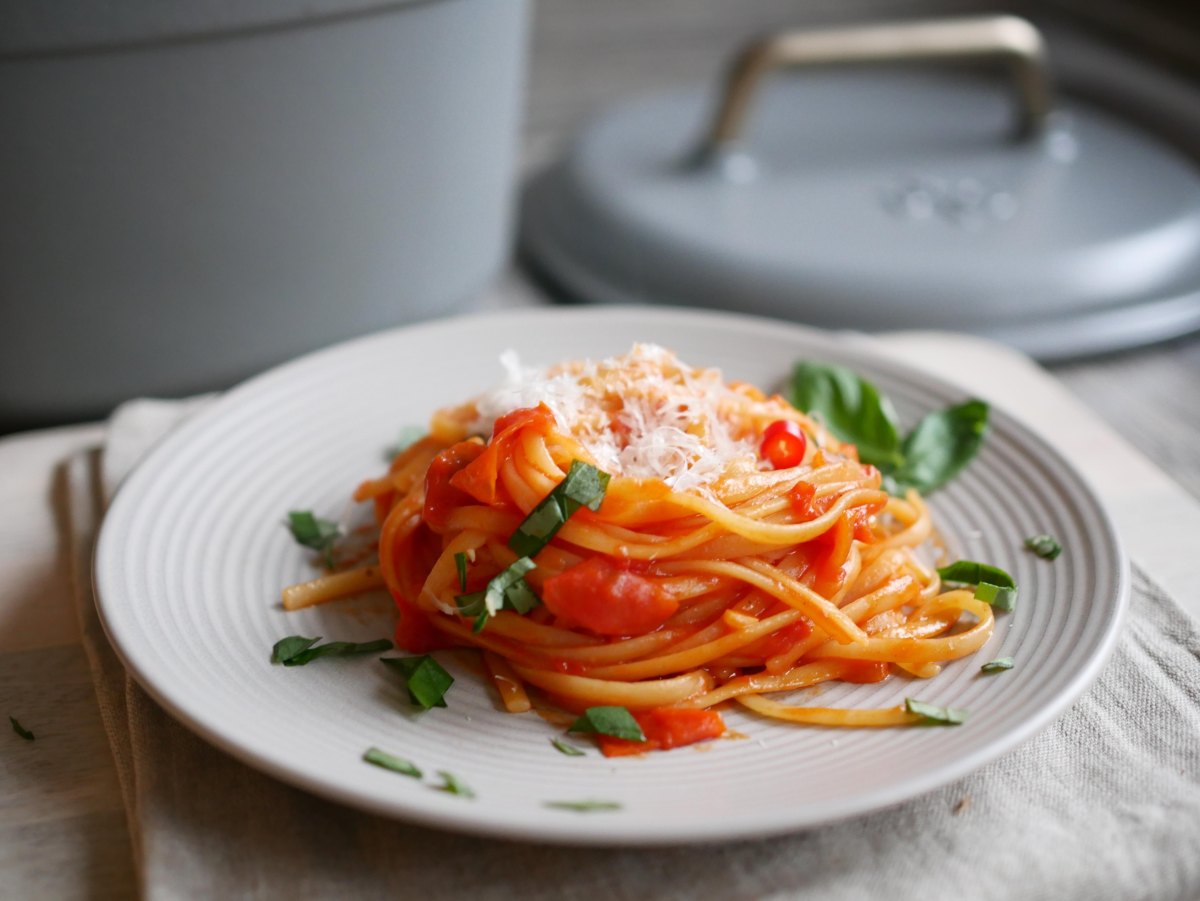 Servierte One Pot Pasta