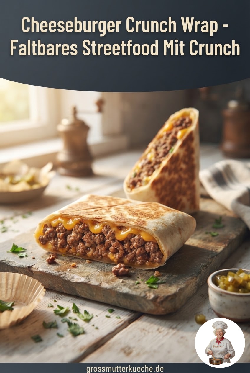 Cheeseburger Crunch Wrap - Faltbares Streetfood Mit Crunch