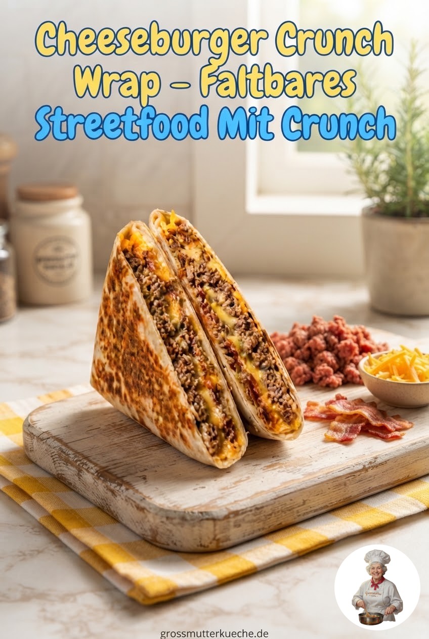 Cheeseburger Crunch Wrap - Faltbares Streetfood Mit Crunch