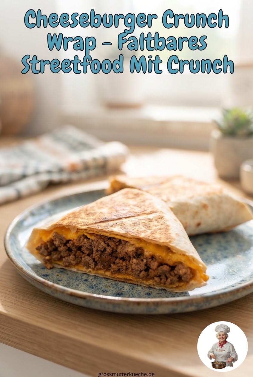 Cheeseburger Crunch Wrap - Faltbares Streetfood Mit Crunch