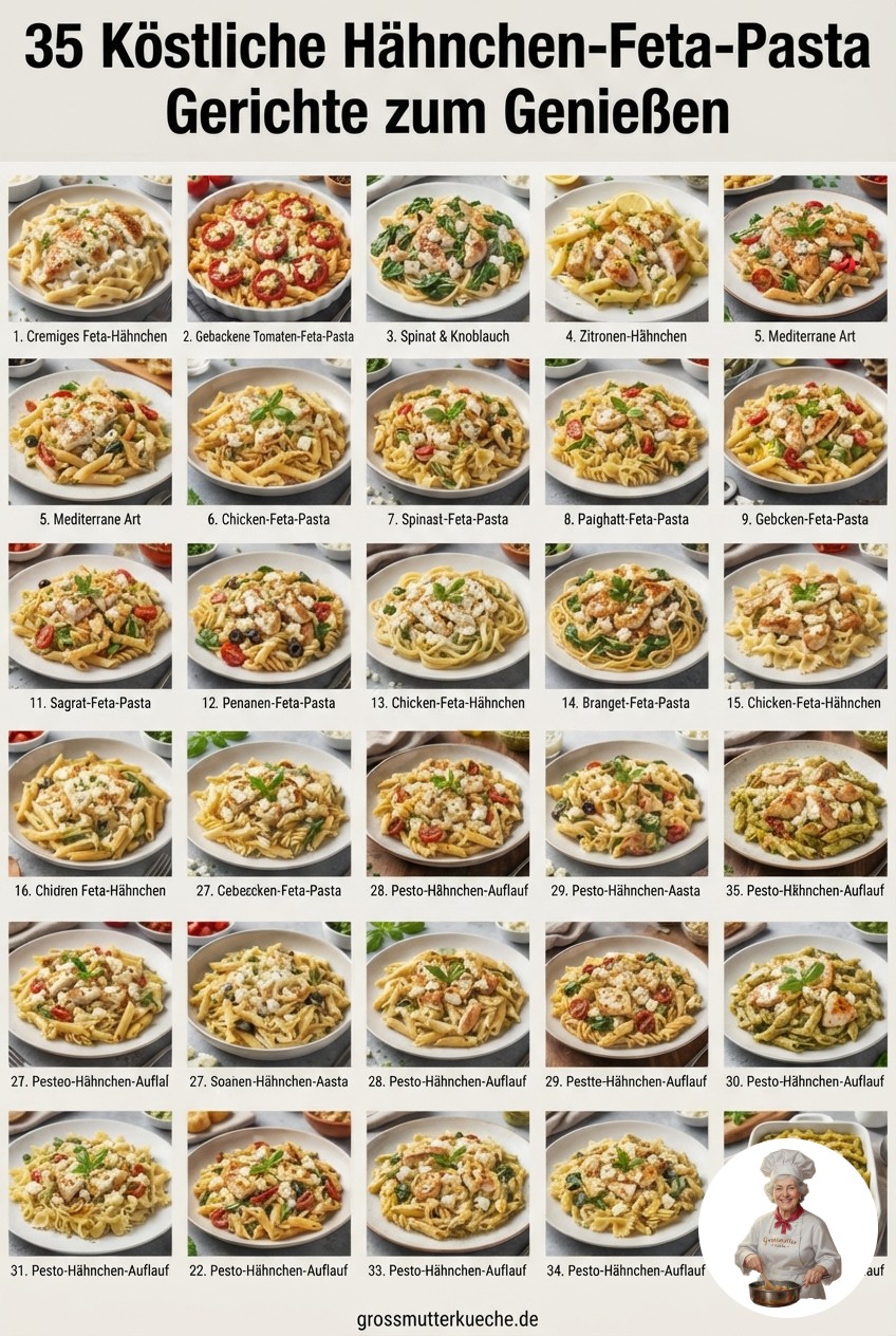 35 Köstliche Hähnchen-Feta-Pasta Gerichte zum Genießen