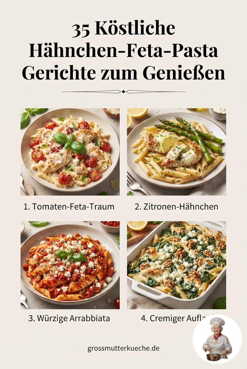 35 Köstliche Hähnchen-Feta-Pasta Gerichte zum Genießen