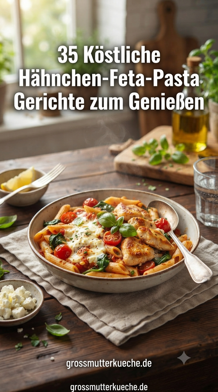 35 Köstliche Hähnchen-Feta-Pasta Gerichte zum Genießen