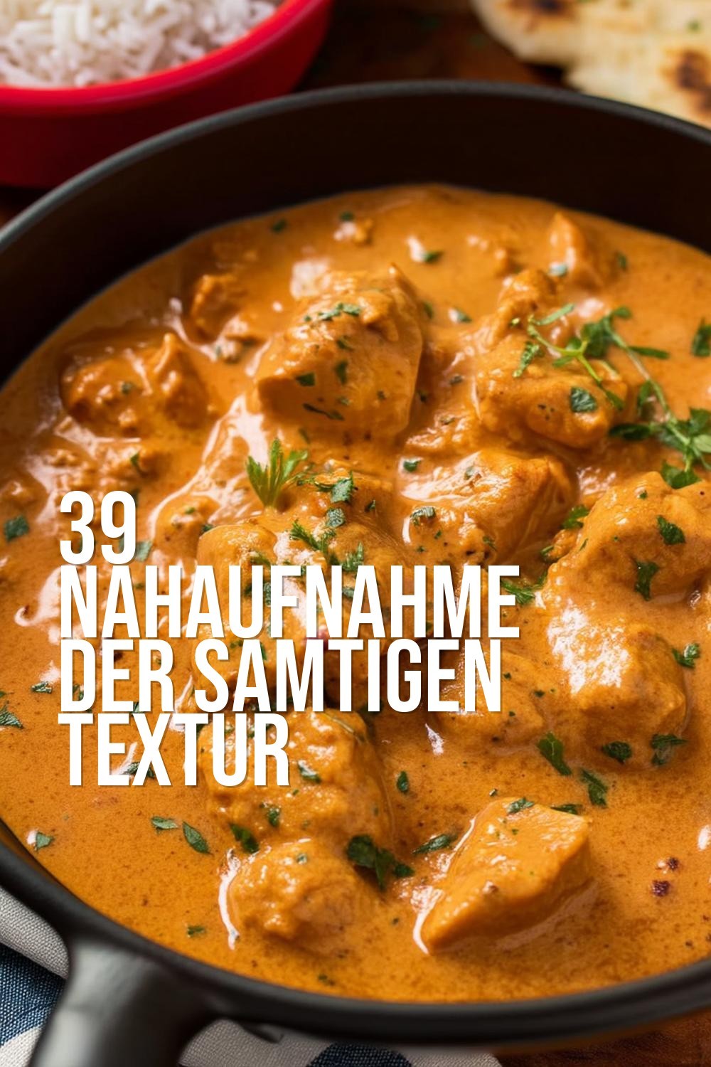 Nahaufnahme der samtigen Textur