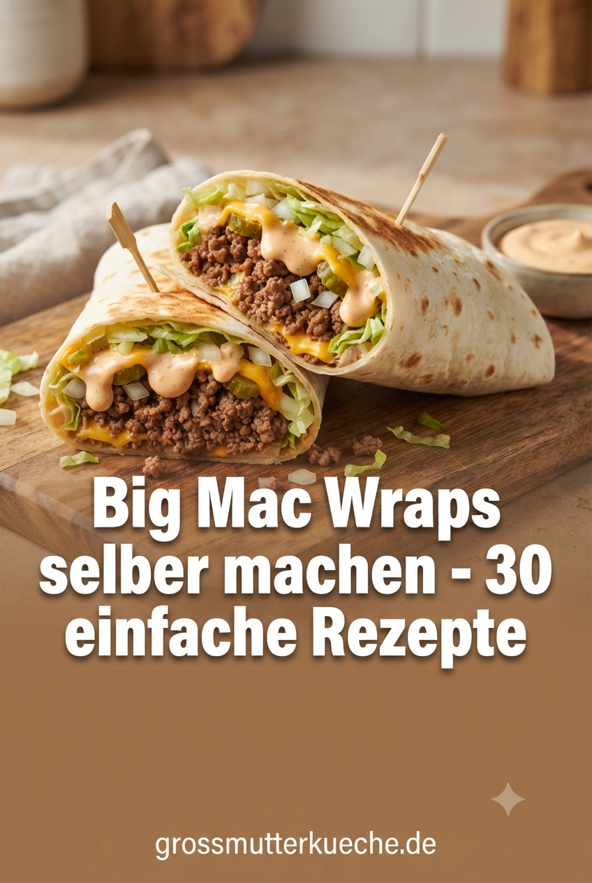 Big Mac Wraps selber machen - 30 einfache Rezepte