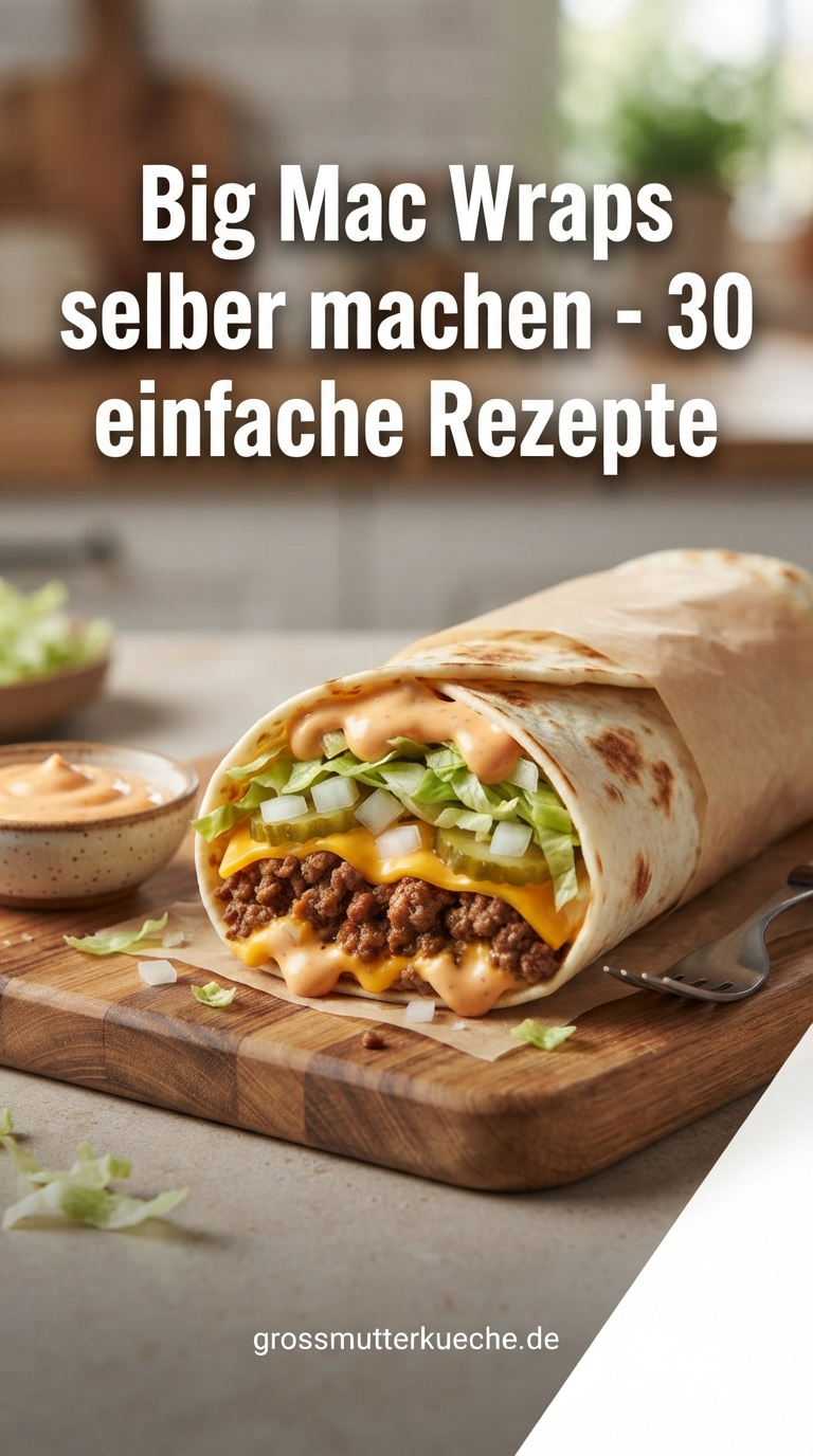Big Mac Wraps selber machen - 30 einfache Rezepte
