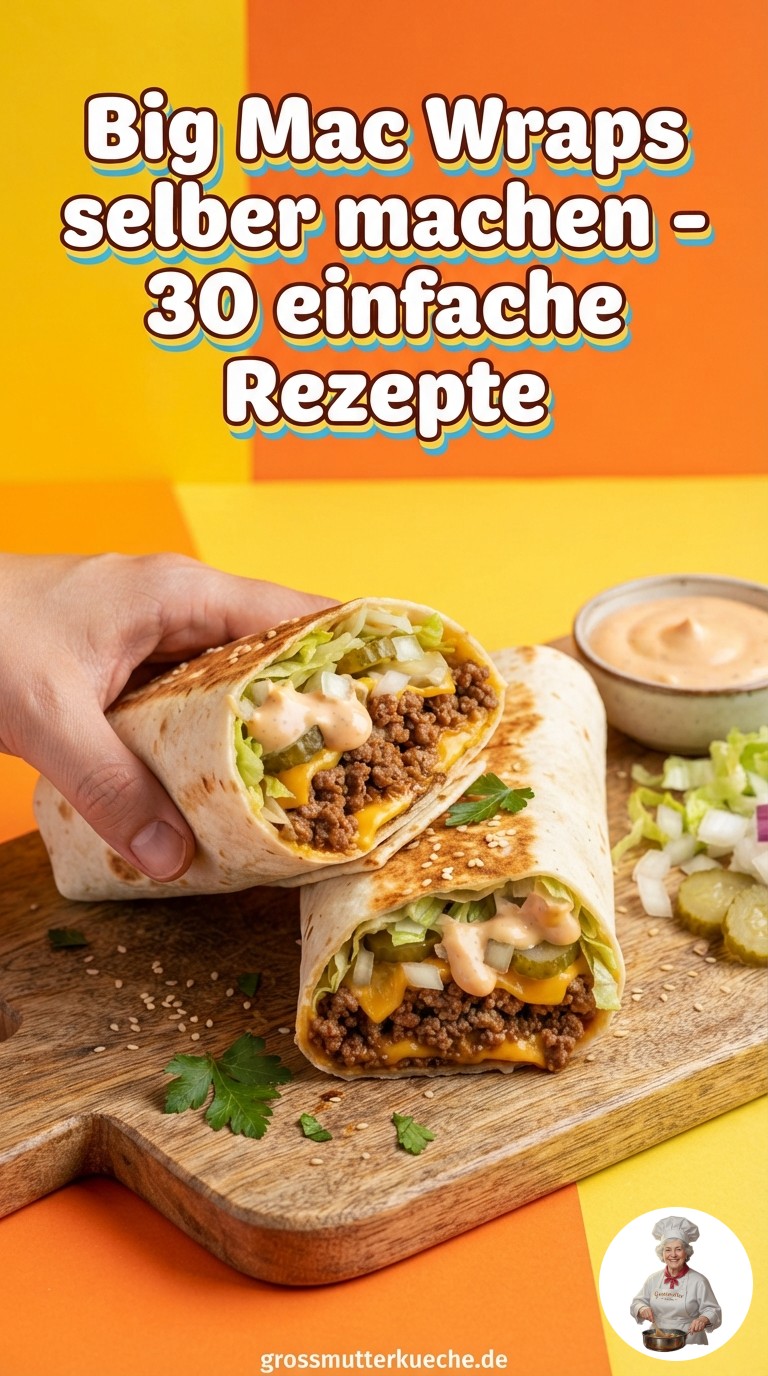 Big Mac Wraps selber machen - 30 einfache Rezepte