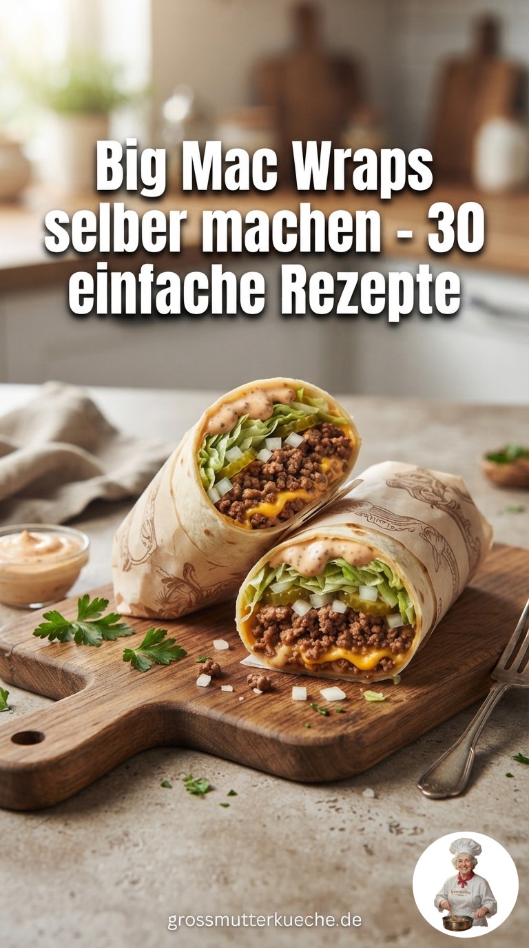 Big Mac Wraps selber machen - 30 einfache Rezepte