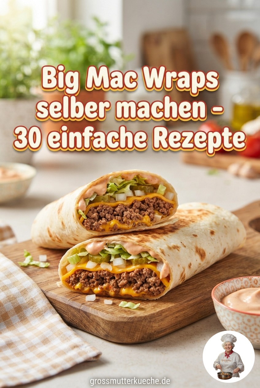 Big Mac Wraps selber machen - 30 einfache Rezepte