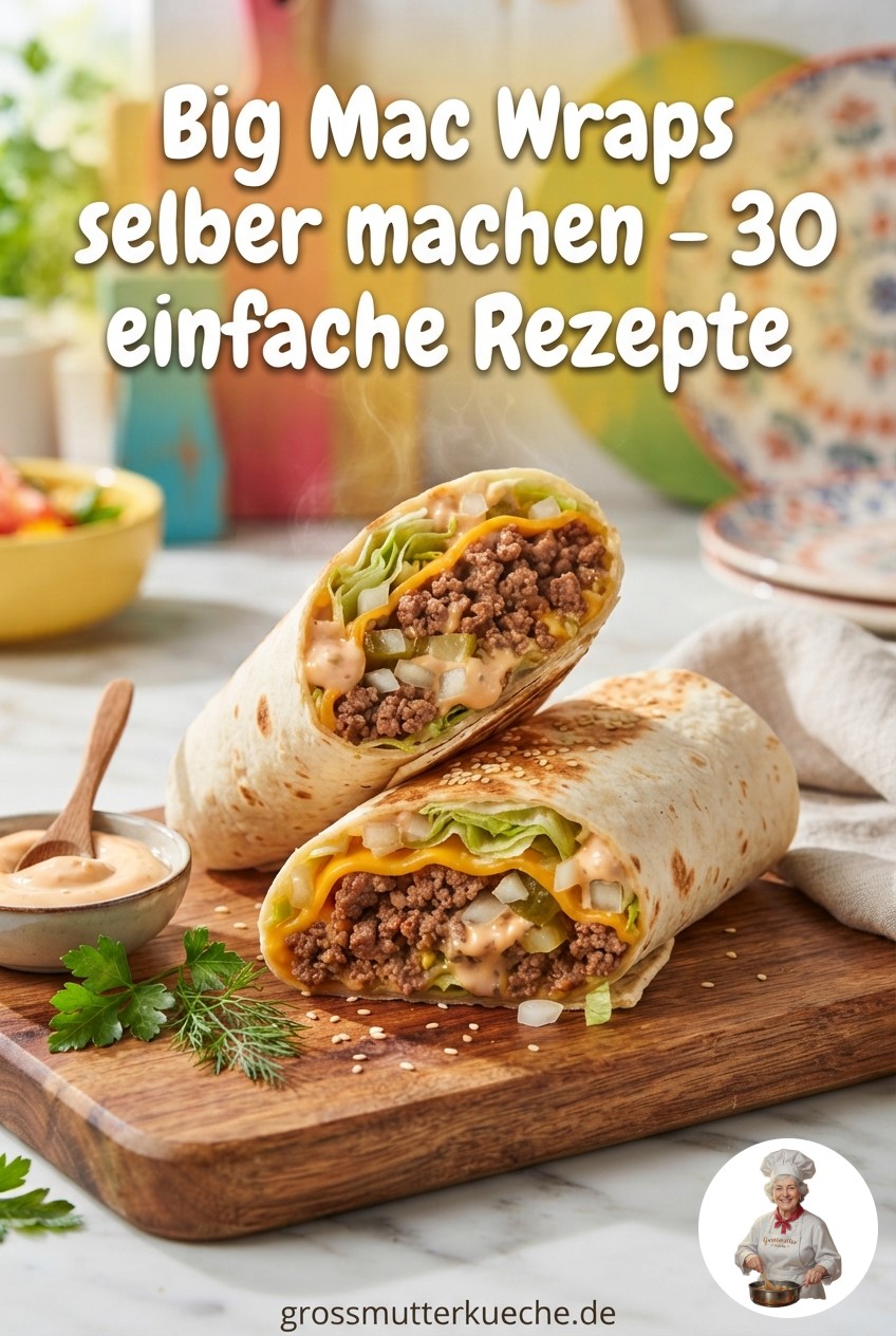 Big Mac Wraps selber machen - 30 einfache Rezepte