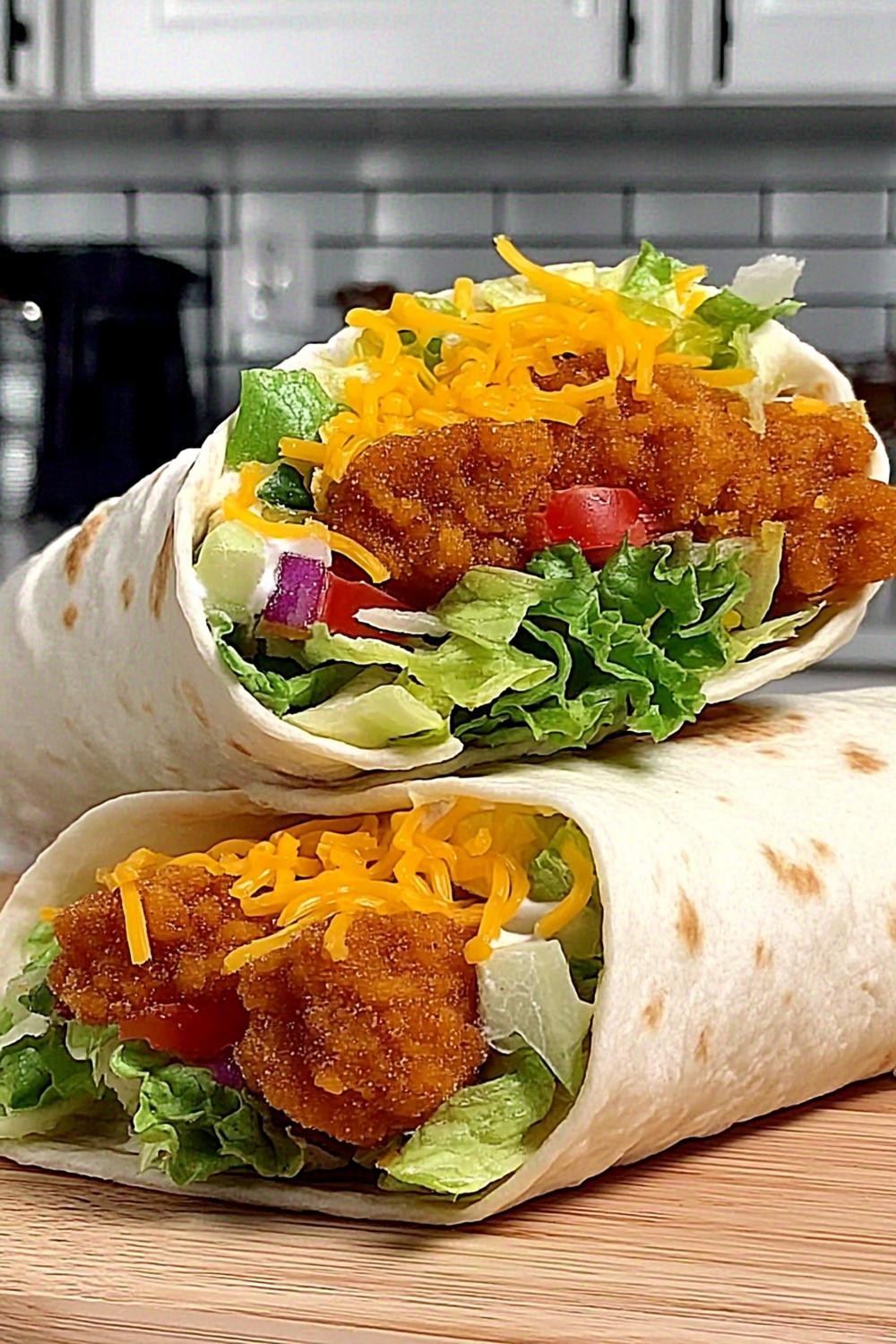 Perfekt geröstete Tortilla-Wraps