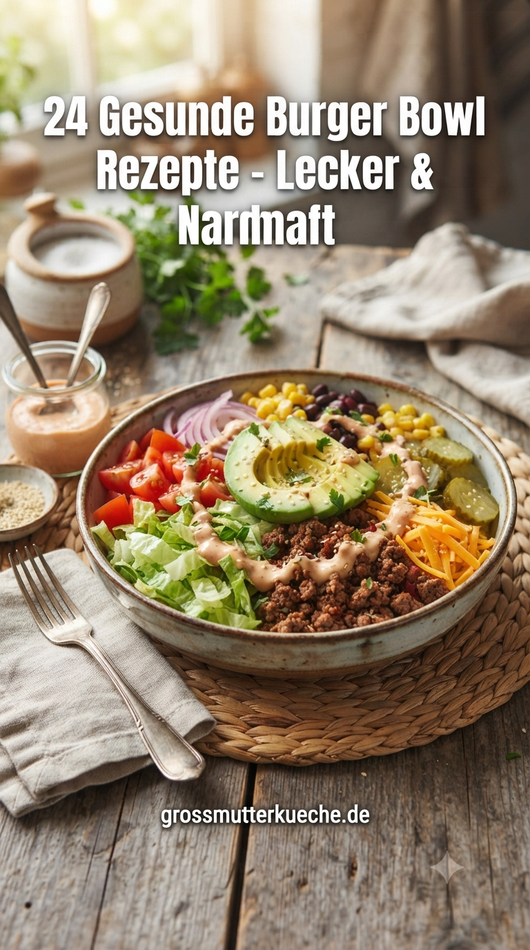 24 Gesunde Burger Bowl Rezepte - Lecker & Nahrhaft