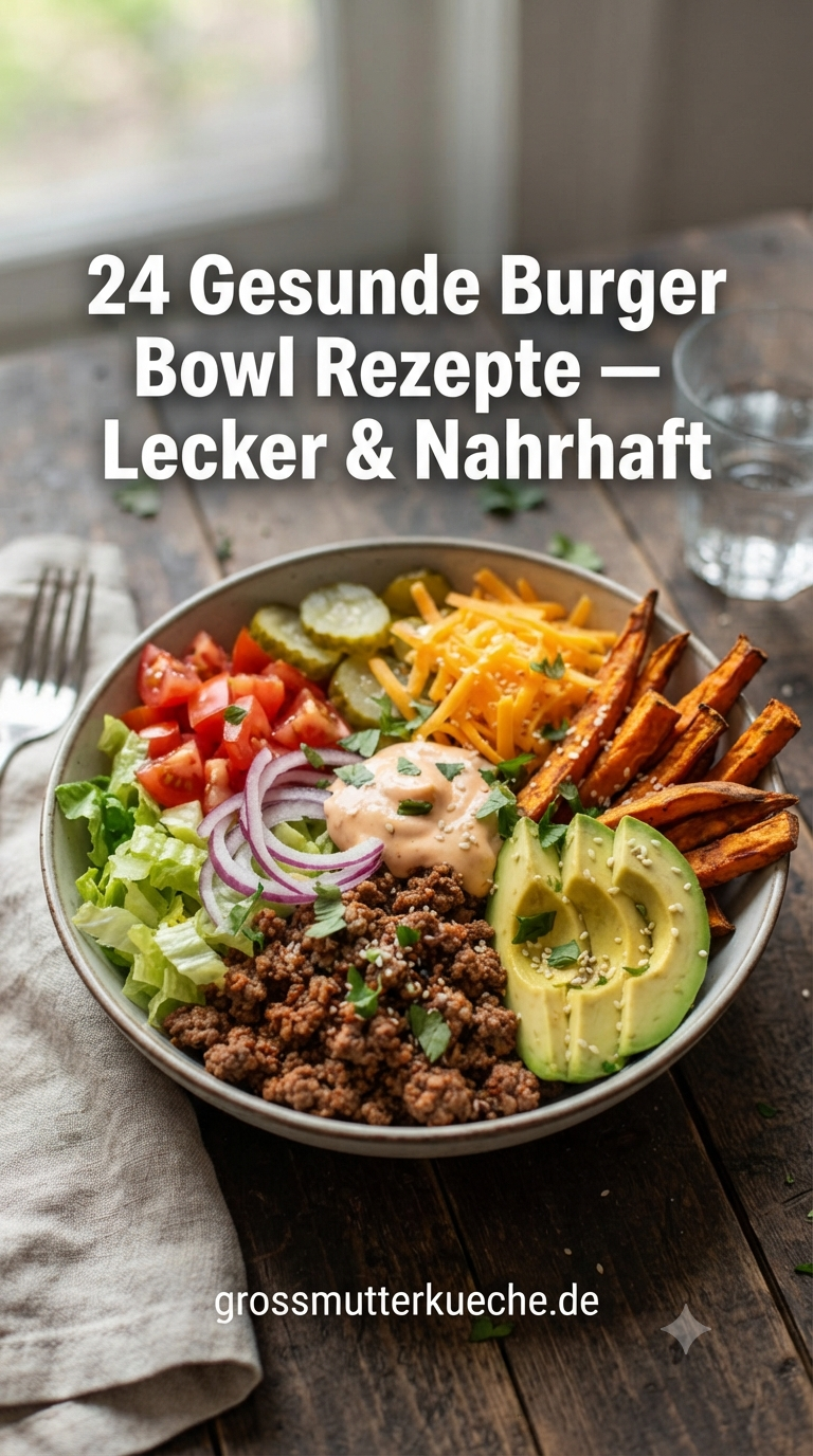 24 Gesunde Burger Bowl Rezepte - Lecker & Nahrhaft
