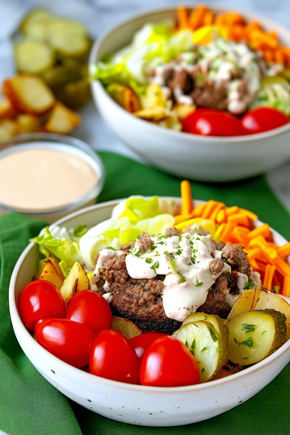 Saftige Fleischbällchen mit Gemüsevielfalt