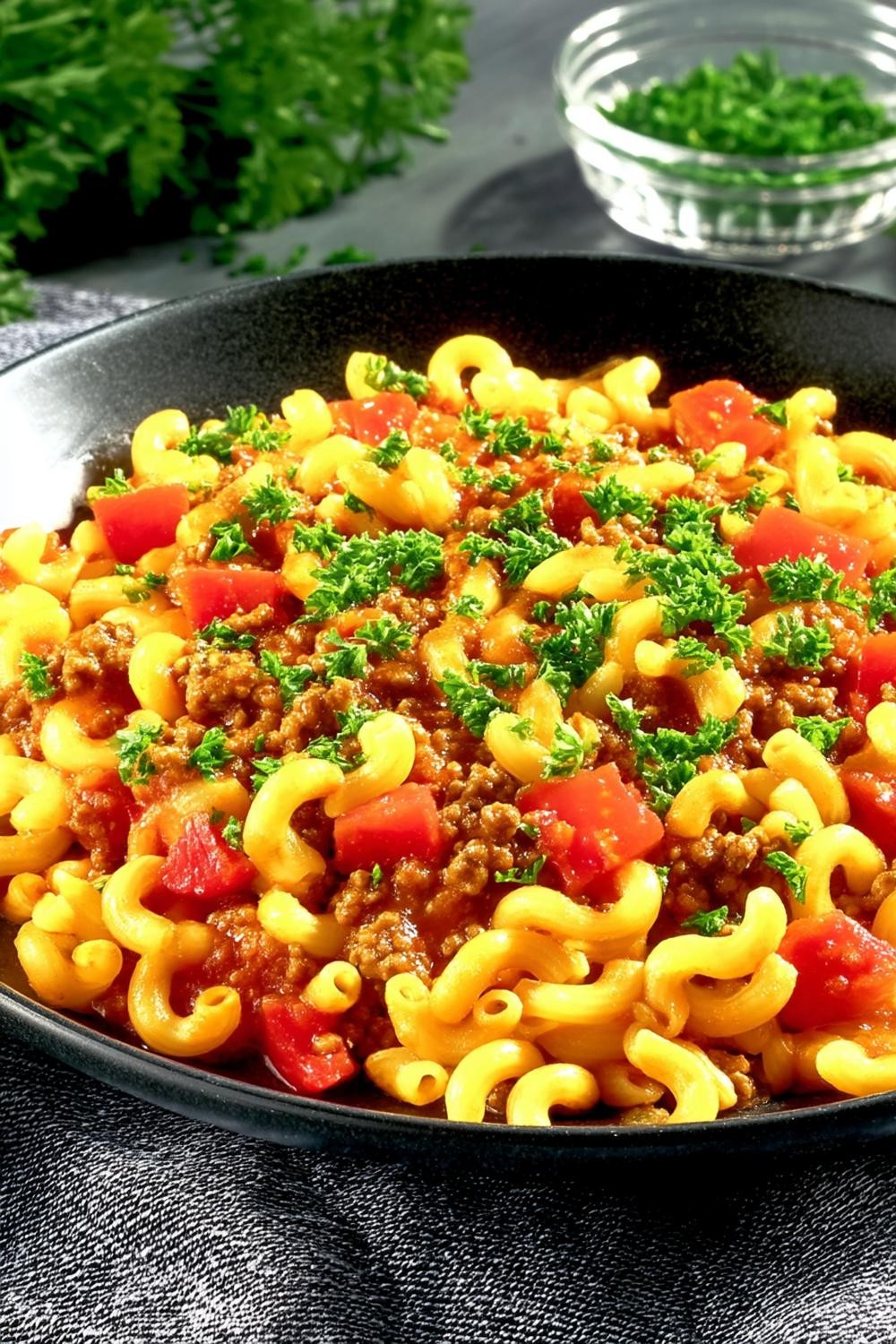 Bunte Nudelpfanne mit Gemüse