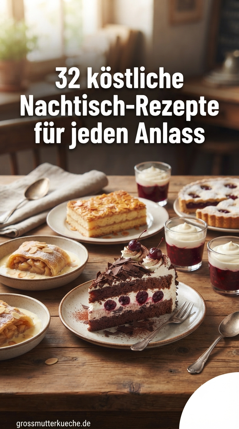 32 köstliche Nachtisch-Rezepte für jeden Anlass