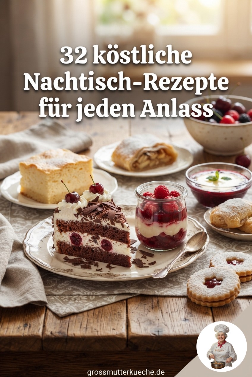 32 köstliche Nachtisch-Rezepte für jeden Anlass
