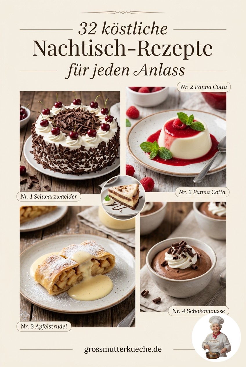 32 köstliche Nachtisch-Rezepte für jeden Anlass