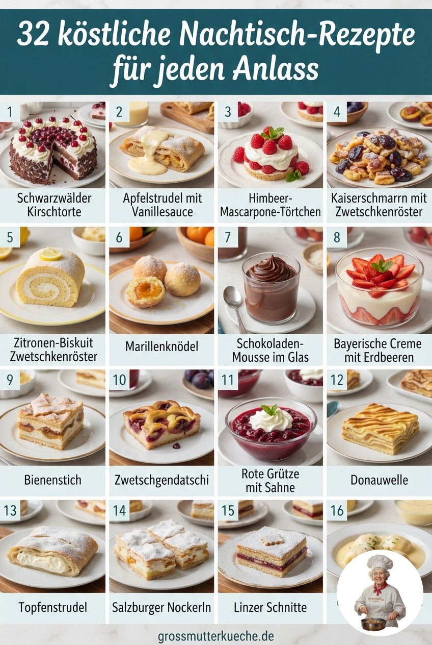 32 köstliche Nachtisch-Rezepte für jeden Anlass