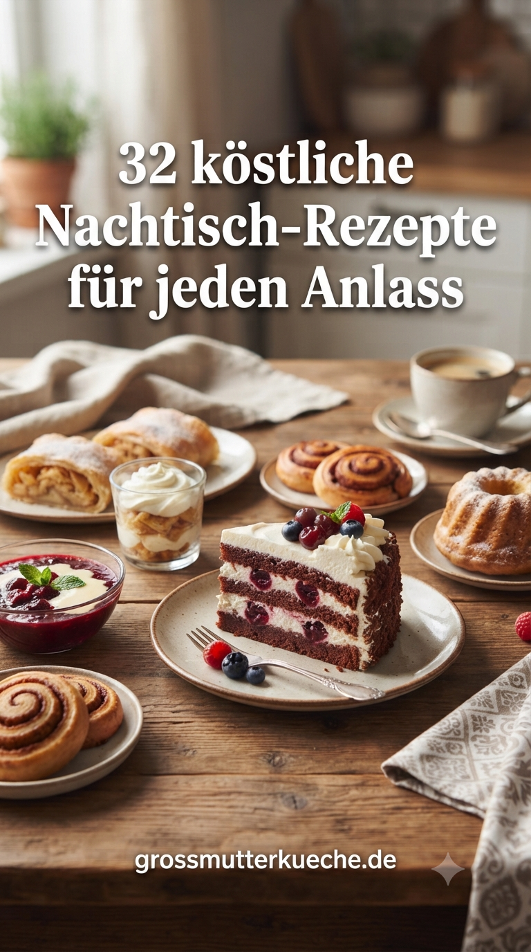 32 köstliche Nachtisch-Rezepte für jeden Anlass