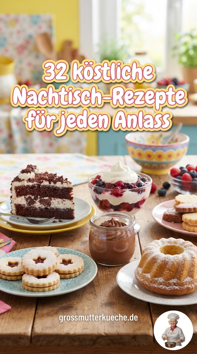 32 köstliche Nachtisch-Rezepte für jeden Anlass
