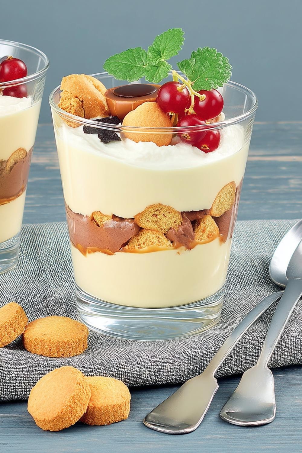 Tiramisu mit Kirschen