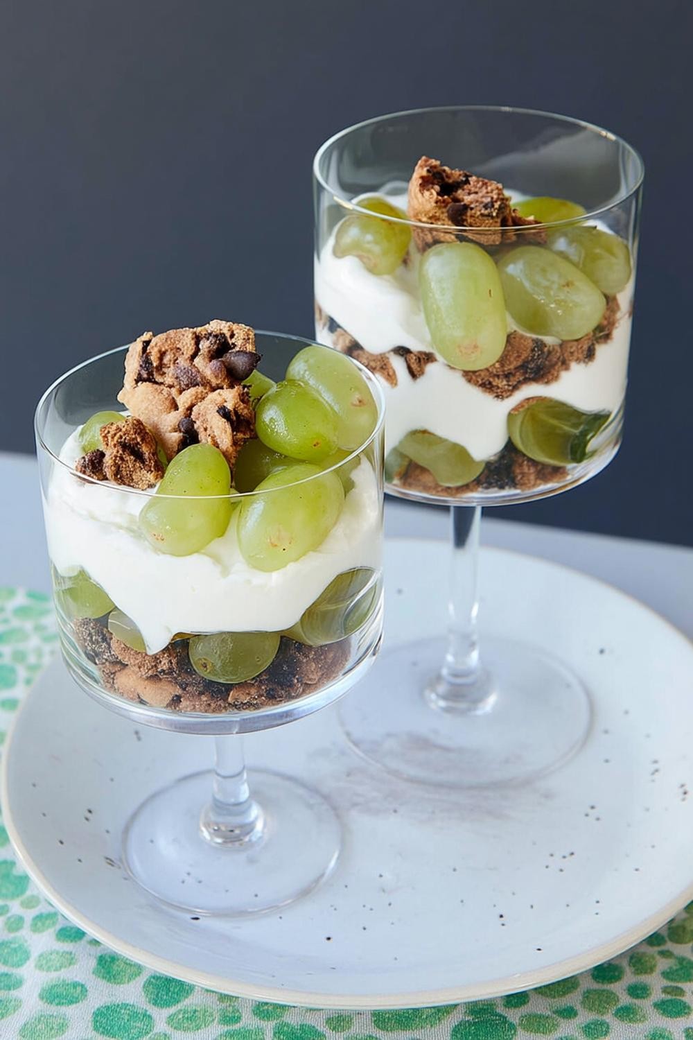 Weintrauben-Schokoladen-Trifle