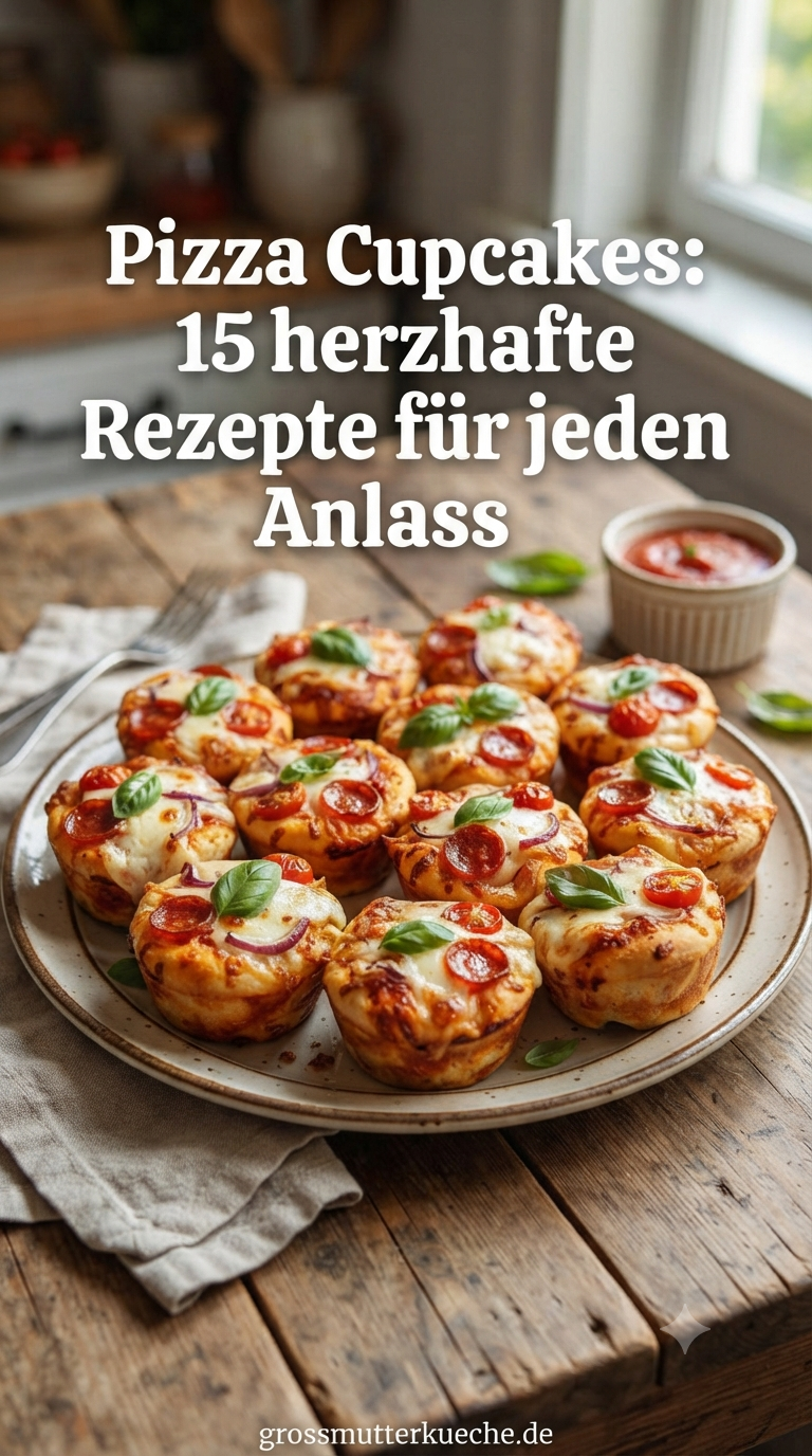 Pizza Cupcakes: 15 herzhafte Rezepte für jeden Anlass