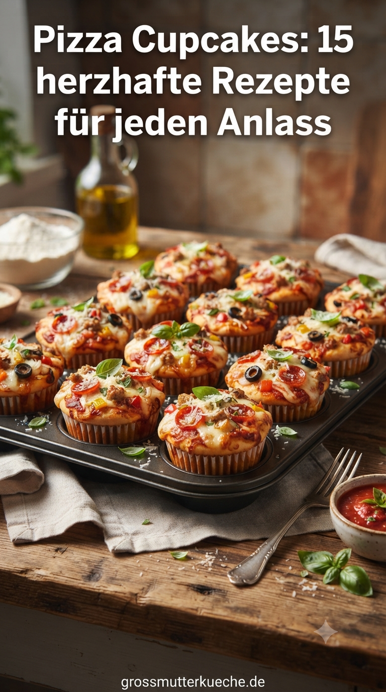 Pizza Cupcakes: 15 herzhafte Rezepte für jeden Anlass