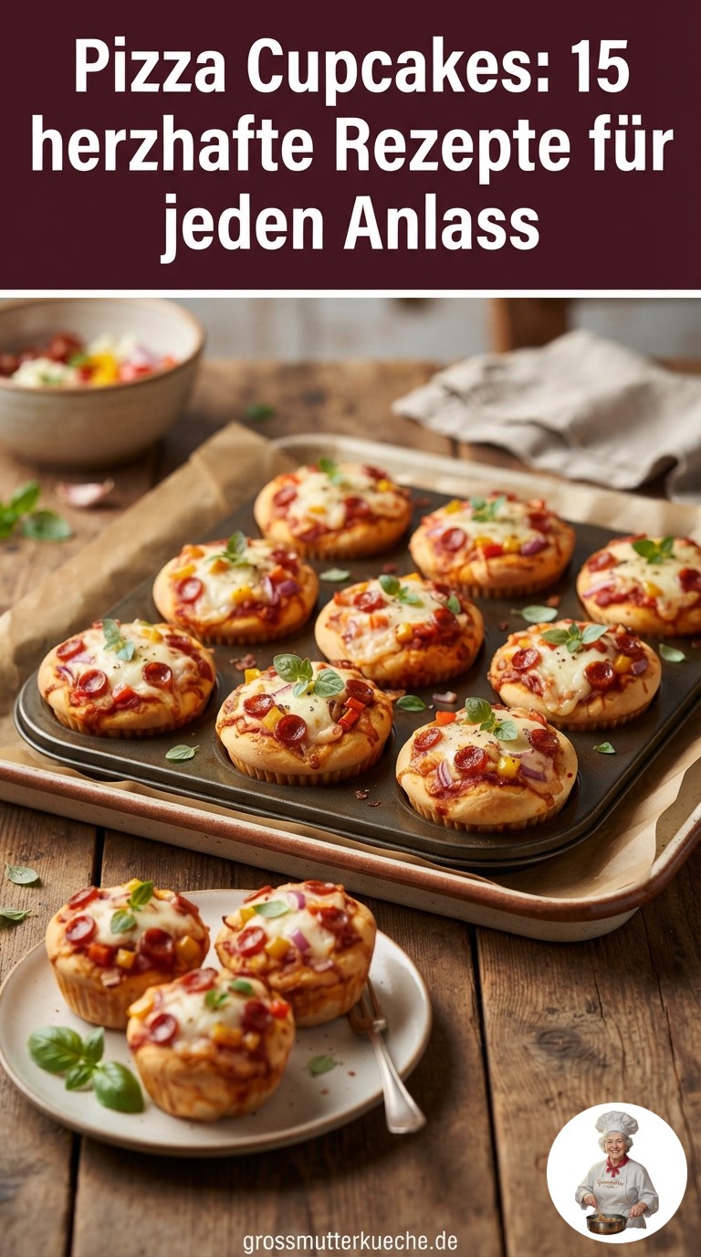 Pizza Cupcakes: 15 herzhafte Rezepte für jeden Anlass