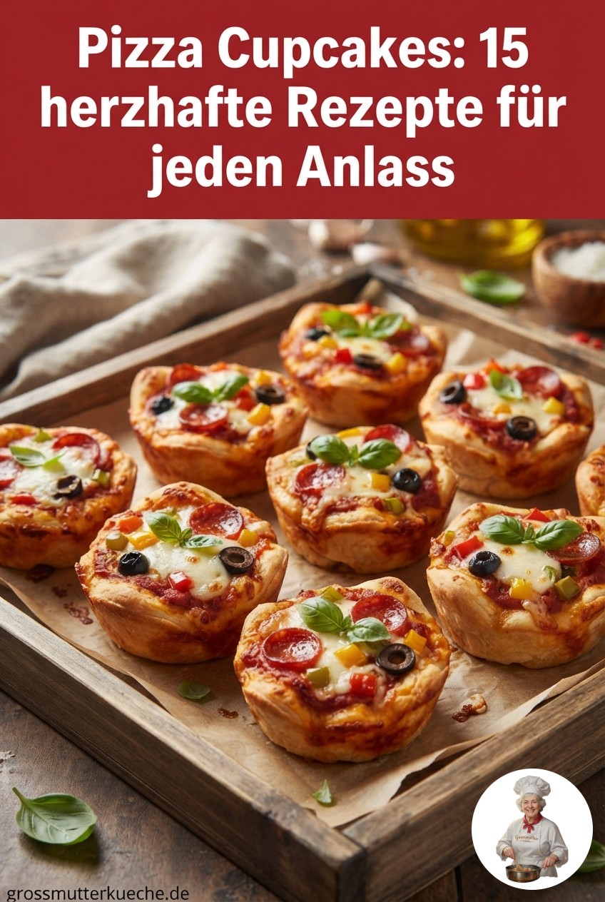 Pizza Cupcakes: 15 herzhafte Rezepte für jeden Anlass