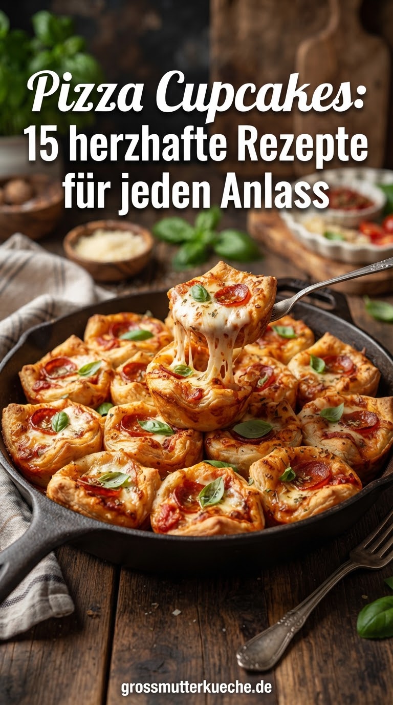 Pizza Cupcakes: 15 herzhafte Rezepte für jeden Anlass