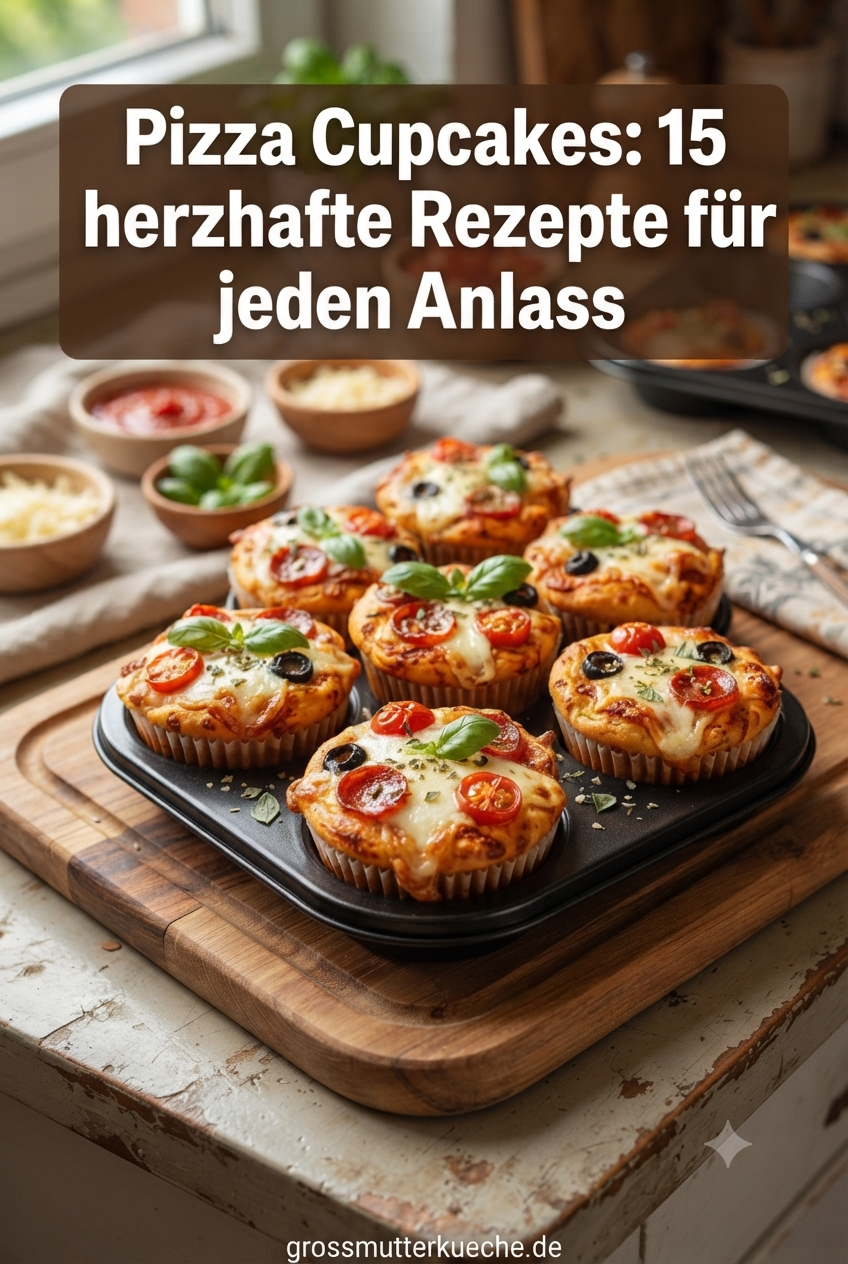 Pizza Cupcakes: 15 herzhafte Rezepte für jeden Anlass