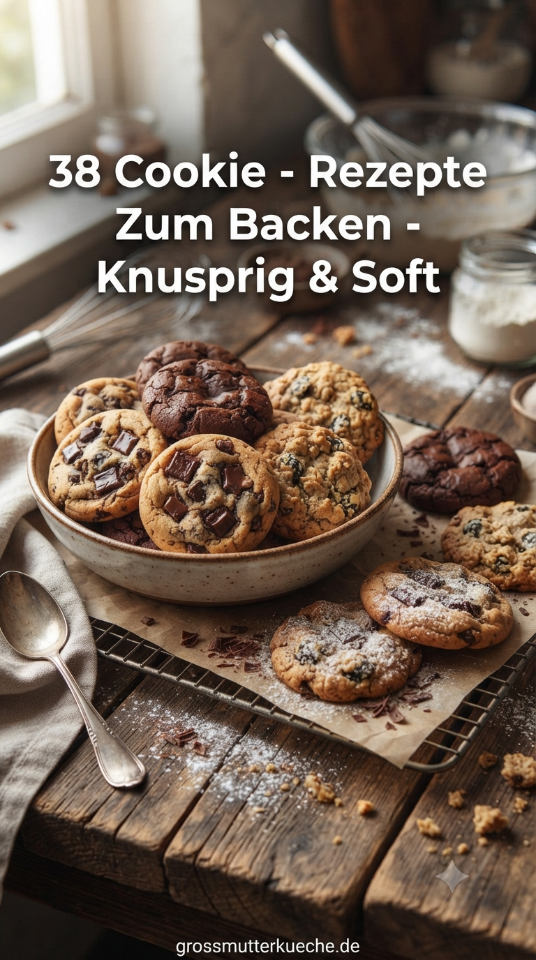 38 Cookie - Rezepte Zum Backen - Knusprig & Soft